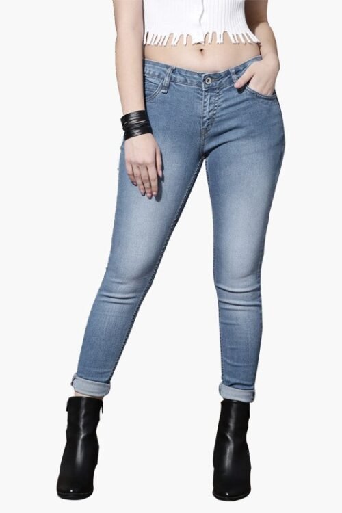 Women Blue Skinny Fit Stretchable Jeans
